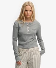 Athletic Essentials Button Down Long Sleeve Top