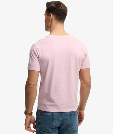 T-shirt Col V en Coton et Lin Image 5