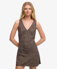 Printed Sweetheart Mini Dress