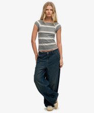 Athletic Off Shoulder Pattern Top