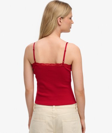 Essential Lace Trim Cami Top Image 5