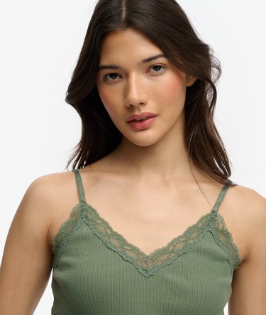 Essential Lace Trim Cami Top Image 4