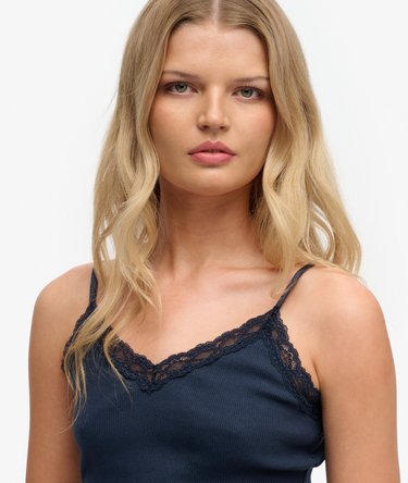 Essential Lace Trim Cami Top Image 4