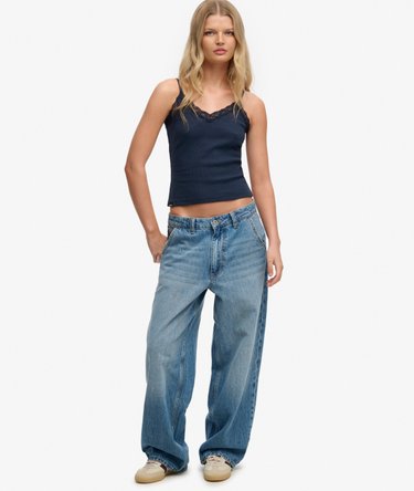 Essential Lace Trim Cami Top Image 3