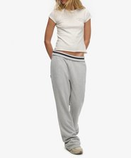Athletic Essentials Logo Low Rise Flare Jogger