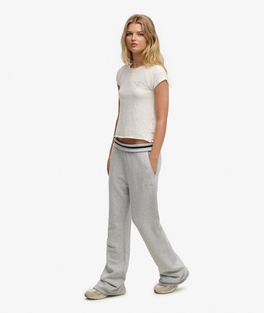 Athletic Essentials Logo Low Rise Flare Jogger Image 5