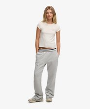 Athletic Essentials Logo Low Rise Flare Jogger