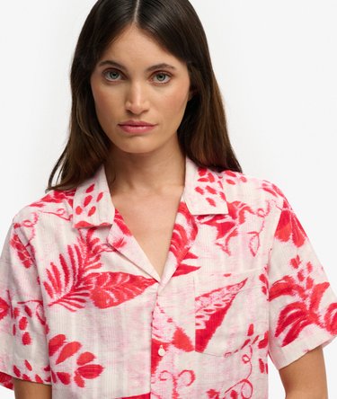 Beach Printed Overhemd met Korte Mouwen Image 4