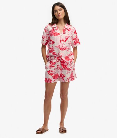 Beach Printed Overhemd met Korte Mouwen Image 3