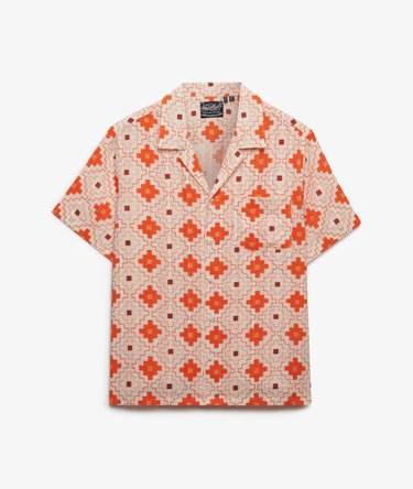 Beach Printed Overhemd met Korte Mouwen Image 7