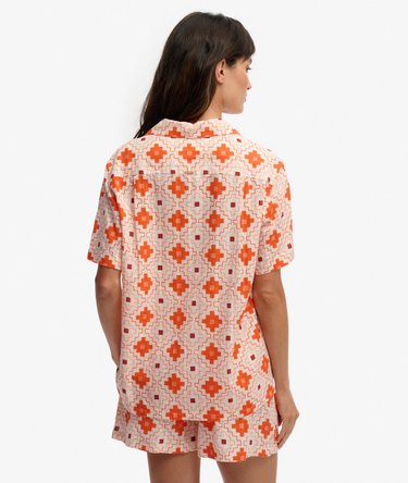 Beach Printed Overhemd met Korte Mouwen Image 5