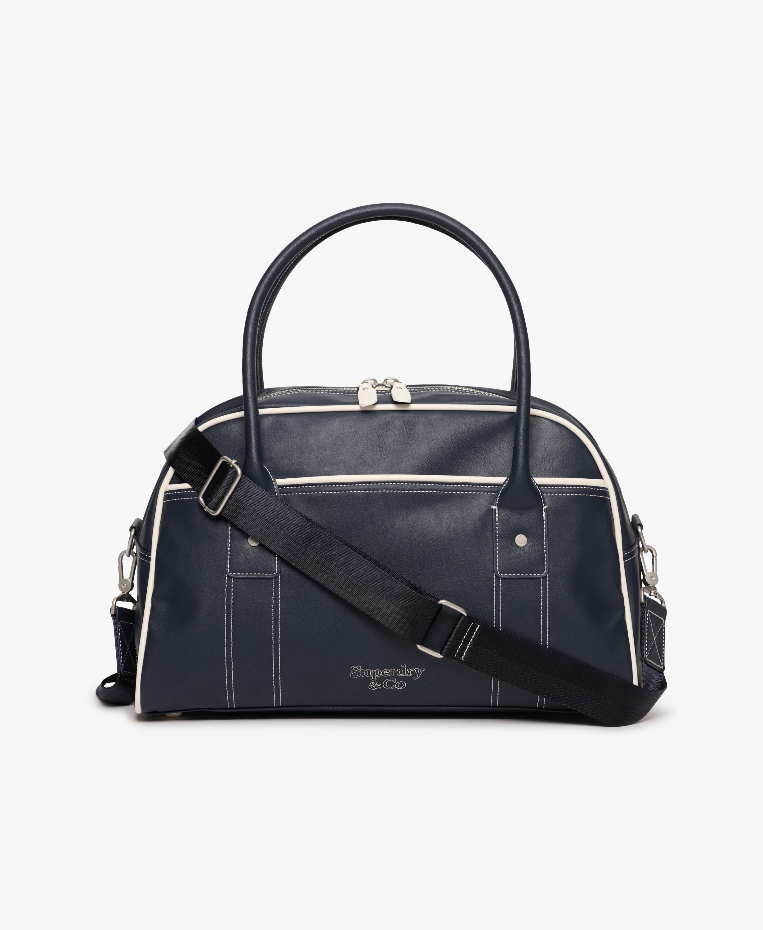 womens Vintage Bowling Bag in Eclipse Navy | Superdry US
