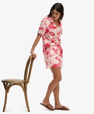 Short de plage imprim&eacute; en coton