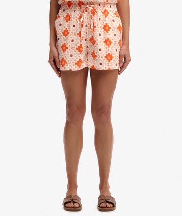 Short de plage imprim&eacute; en coton Image 3