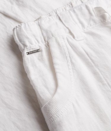 Linen Low Rise Pants Image 7