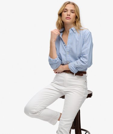 Slim Oxford Long Sleeve Shirt Image 1