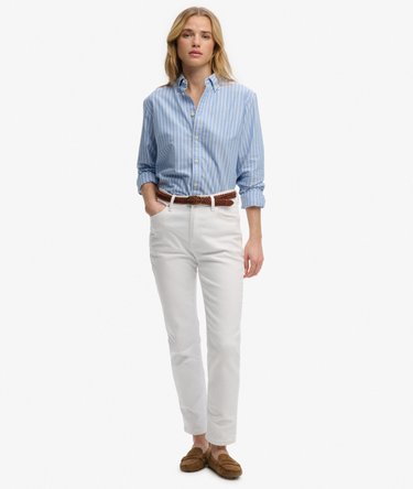 Slim Oxford Long Sleeve Shirt Image 3