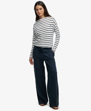 Linen Low Rise Pants