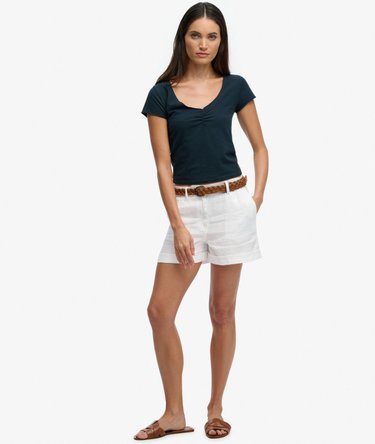 Shorts de Lino Talle Medio Image 1