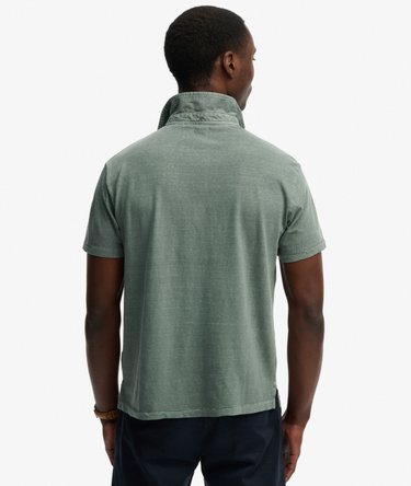 Classic Cotton Linen Polo Shirt Image 5