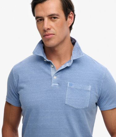 Classic Cotton Linen Polo Shirt Image 4