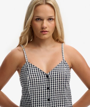 Combishort Carreaux &agrave; Bretelles Image 4