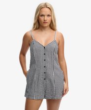 Combishort Carreaux &agrave; Bretelles