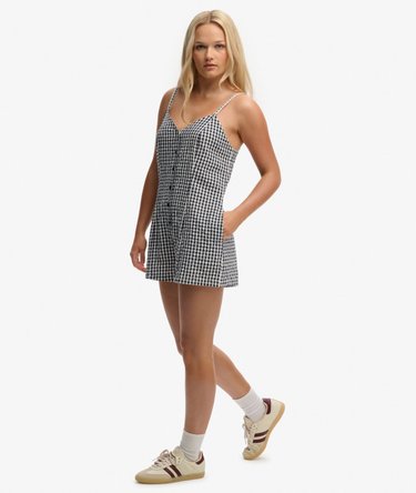 Combishort Carreaux &agrave; Bretelles Image 5