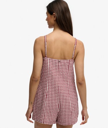 Combishort Carreaux &agrave; Bretelles Image 5