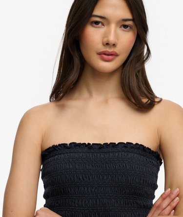 Smocked Jersey Bandeau Image 3