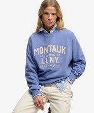 Beach Club Loose Crew Sweatshirt
