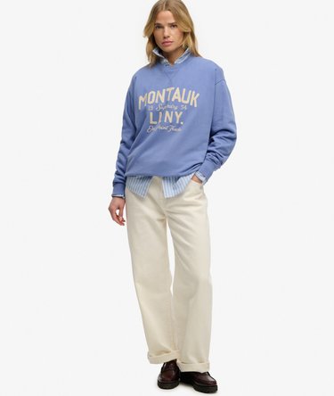 Beach Club Loose Crew Sweatshirt Image 3