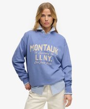 Beach Club Loose Crew Sweatshirt