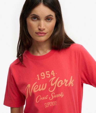 T-shirt Beach Club Coupe D&eacute;contract&eacute;e Image 4