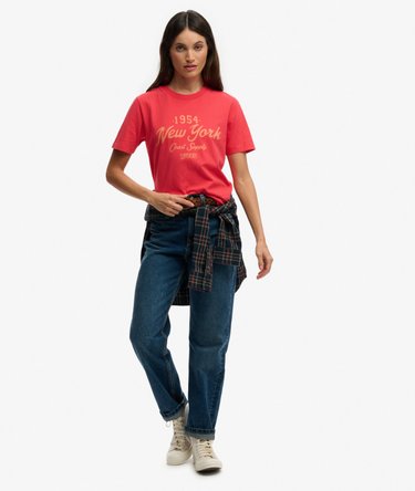 T-shirt Beach Club Coupe D&eacute;contract&eacute;e Image 3