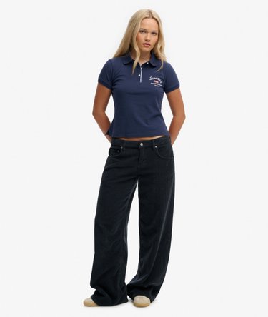 Athletic Essentials Graphic Polo Top Image 3