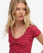 Athletic Essentials Gathered Pattern Top