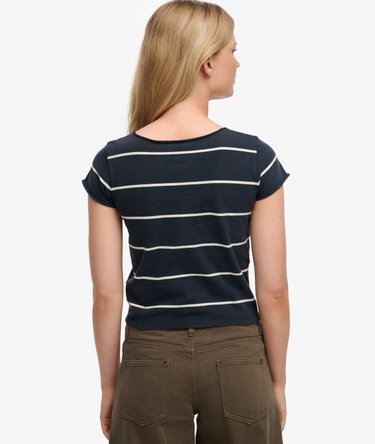 Athletic Essentials Gathered Pattern Top Image 5