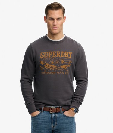 Retro Outdoor Relaxed Sweatshirt Image 1