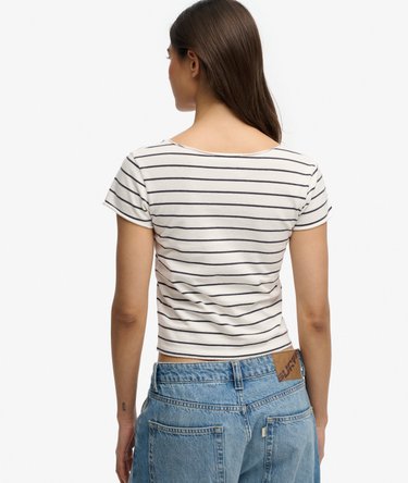 Athletic Essentials Gathered Pattern Top Image 5