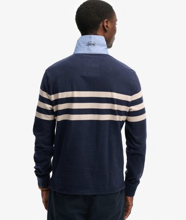 Vintage Chestband Rugby Top Image 5