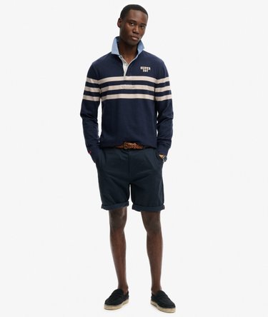 Vintage Chestband Rugby Top Image 3