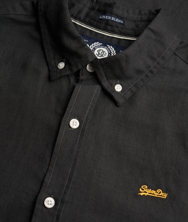 Bomullslin langermet skjorte Image 6