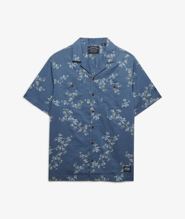 Short Sleeve Printed Beach Shirt Image 6