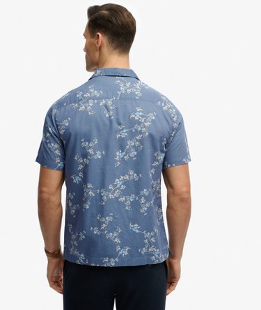 Short Sleeve Printed Beach Shirt Image 5