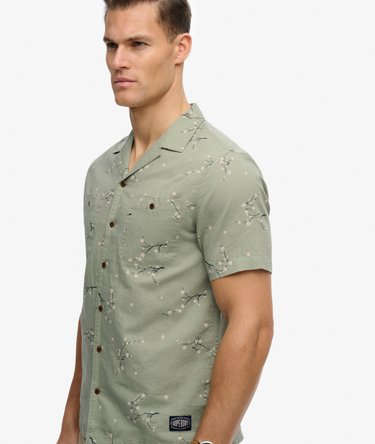 Short Sleeve Printed Beach Shirt Image 2