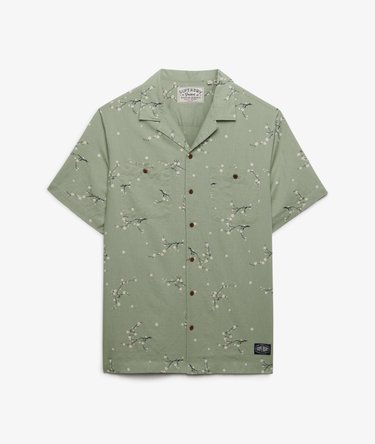 Short Sleeve Printed Beach Shirt Image 7