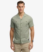 Short Sleeve Printed Beach Shirt