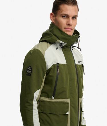 Veste Coupe-vent &agrave; Capuche Color Block Image 2