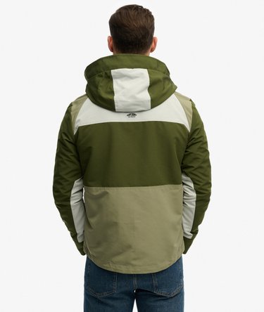 Veste Coupe-vent &agrave; Capuche Color Block Image 6